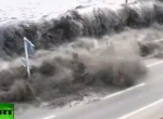 Footage of Tsunami Hitting Japan