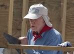 Jimmy Carter Building Houses in Haiti
